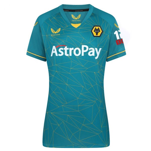 Camiseta Wolves Replica Segunda Ropa Mujer 2022/23